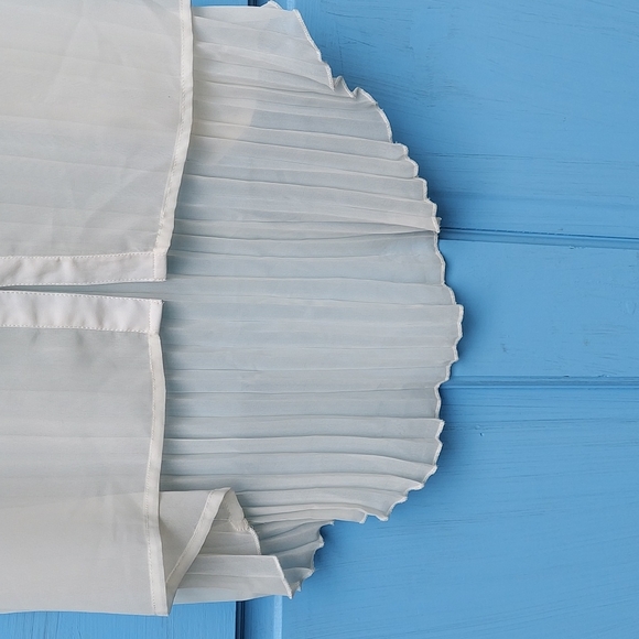 Eyelash Couture Blouse Cover-up HiLo See Through Sheer sz Lg - Picture 4 of 4